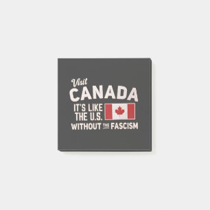 Post-it® Visiter le Canada C’est comme les États-Unis, mais