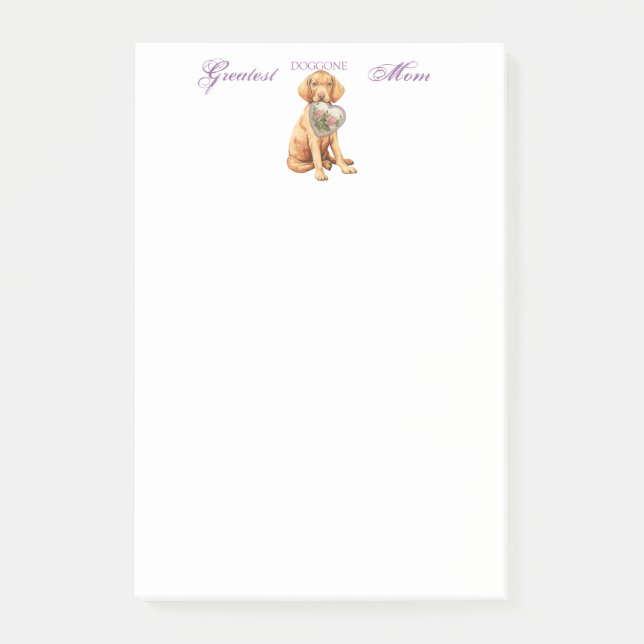 Post-it® Vizsla Heart Mom (Devant)