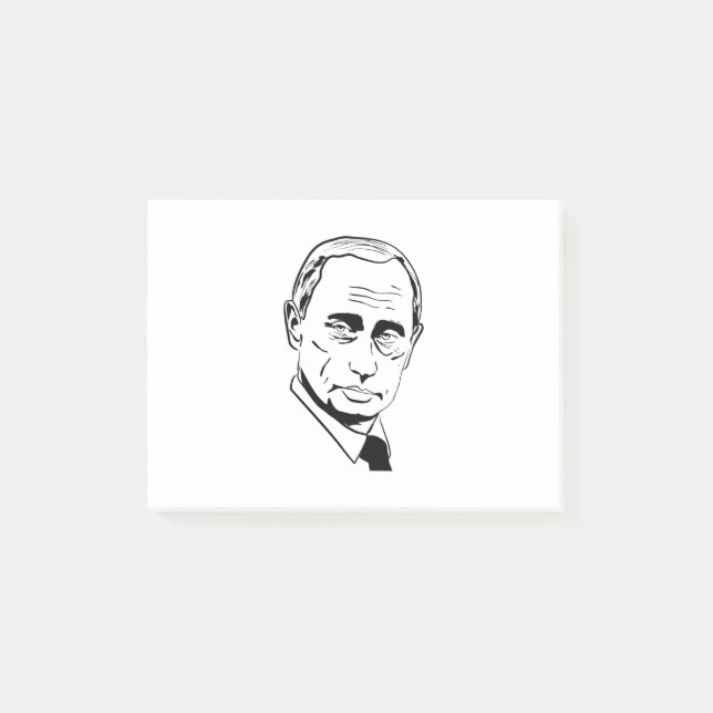 Post-it® Vladimir Poutine Silhouette (Devant)