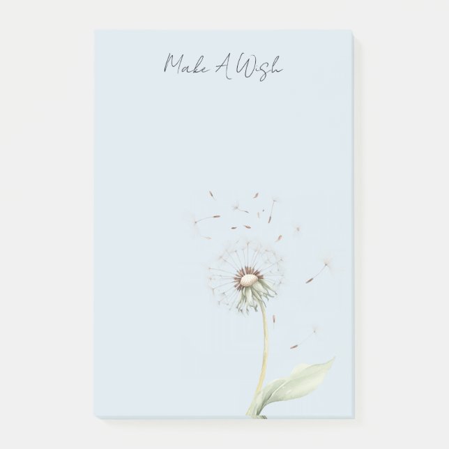 Post-it® Vœu de Fleur de Pissenlit (Devant)
