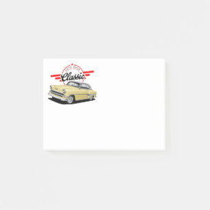 Post-it® Voiture classique jaune