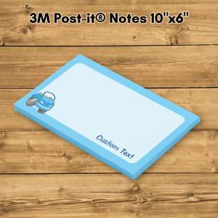 Post-it® Voiture dessin animé bleue