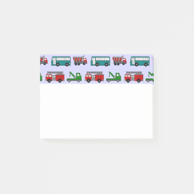 Post-it® Voitures, Camions, Bus (Devant)