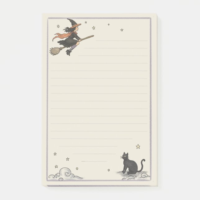 Post-it® Vol de rêve ligné 4" x 6"  (Devant)
