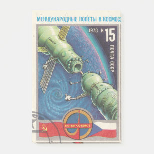 Post-it® Vol international timbre soviétique Interkosmos
