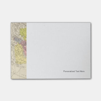 Post-it® Volkerkarte von Asien - carte de l'Asie