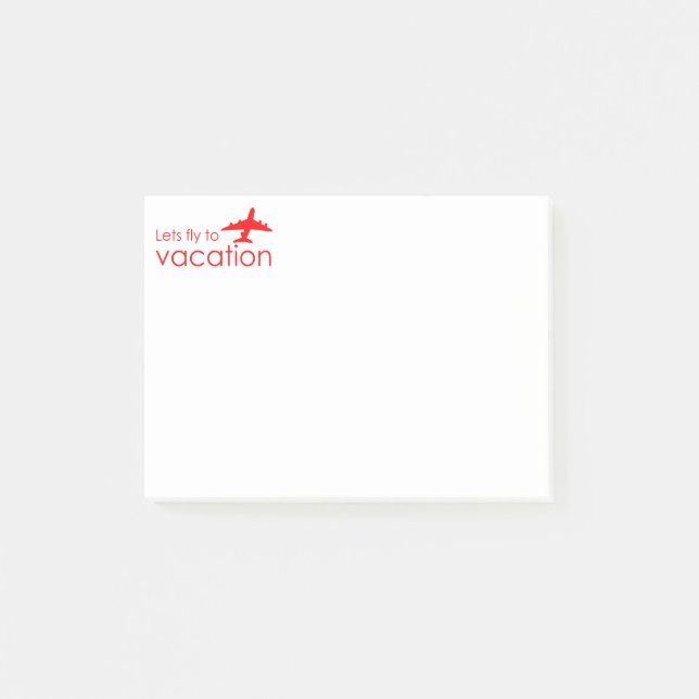 Post-it® Vols en vacances (Devant)