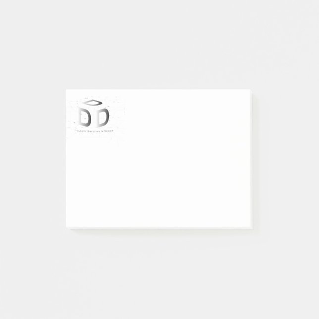 Post-it® Vos Courrier--Notes de logo de société (Devant)