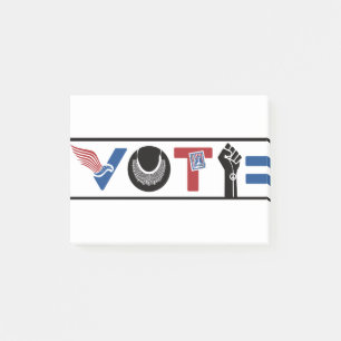 Post-it® VOTE American, RBG, USPS, BLM, Peace and Equality