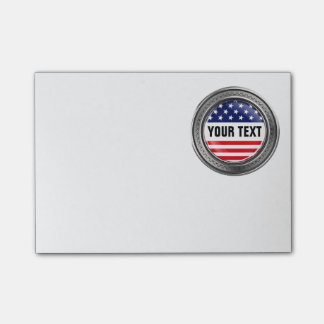 Post-it® Votre bouton des Etats-Unis de coutume