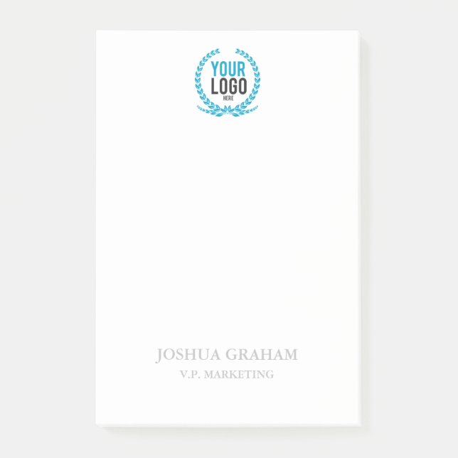 Post-it® Votre employé de coutume de fonction du logo | (Devant)