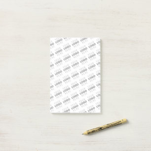 Post-it® Votre image/logo éclairé automatiquement + Motif