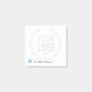 Post-it® Votre logo d'affaires s'est fané le contexte 3x3