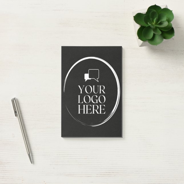 Post-it® Votre logo ici moderne (Bureau)