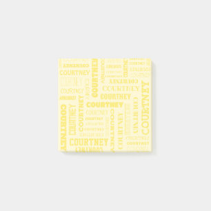 Post-it® Votre (longueur moyenne) nom est tout dessus