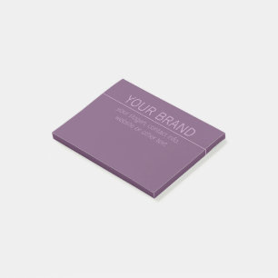 Post-it® Votre marque ou nom commercial Modern Purple Mauve