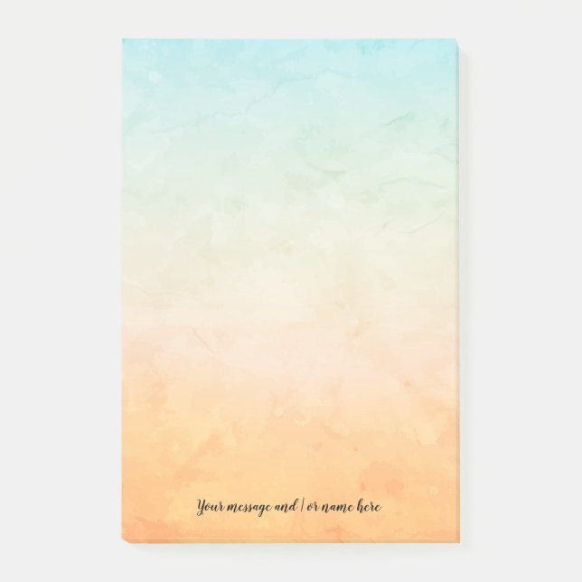 Post-it® Votre Message Aquarelle (Devant)