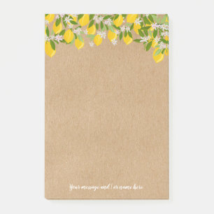 Post-it® Votre Message Citronnerie Rustique