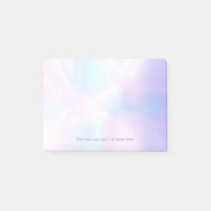 Post-it® Votre message simple moderne iridescent