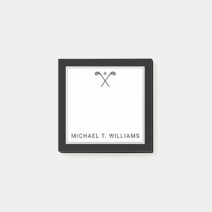 Post-it® Votre nom   Clubs de golf