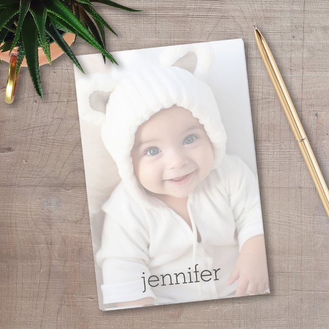 Post-it® Votre photo s'allège automatiquement en Arrière -  (Personalized photo post-it notes - Your photo automatically lightens with this design)