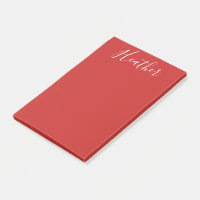 Votre script blanc personnalisé en rouge