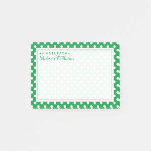Post-it® Votre texte   Motif de point de polka