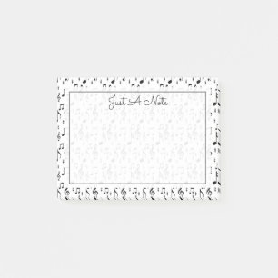 Post-it® Votre texte Notes musicales