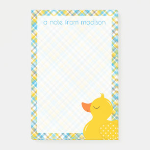 Post-it® Votre texte   Plaid en caoutchouc