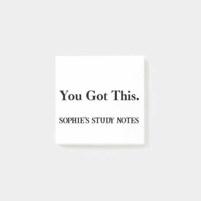 Post-it® Vous Avez Ce - Encouragement Personnalisé Notes St (Devant)