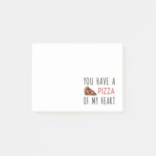 Post-it® Vous avez une pizza de mon coeur
