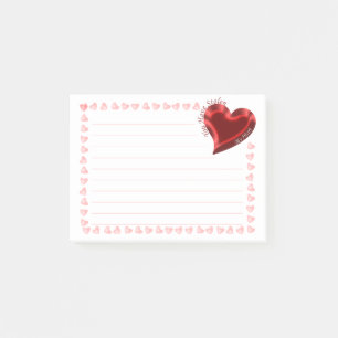 Post-it® "Vous avez volé mon coeur" Valentine