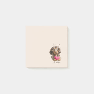 Post-it® Vous êtes aimé – Pense-bêtes mignons en forme de t