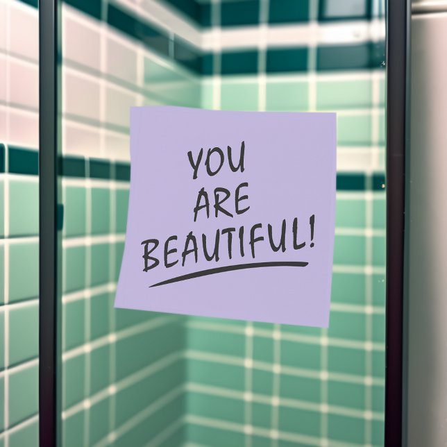 Post-it® Vous êtes beau Positive (Spread kindness via post it notes.)