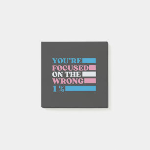 Post-it® Vous êtes centrés sur le mauvais 1 pour cent LGBT