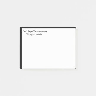 Post-it® Vous êtes génial C'est vous vous rappelez Inspirat