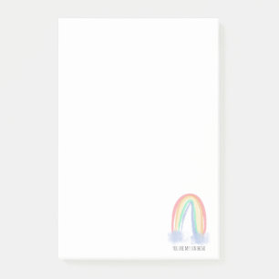 Post-it® Vous êtes mon eau de soleil arc-en-ciel peint à l'
