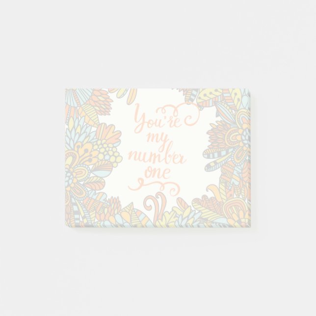 Post-it® Vous êtes mon numéro un (Devant)