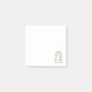 Post-it® Vous êtes mon soleil arc-en-ciel peint à l'aquarel