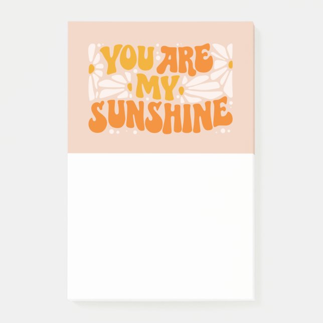 Post-it® Vous êtes mon Sunshine Super Graphisme (Devant)