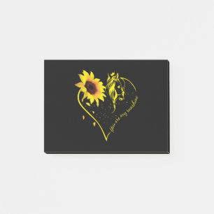 Post-it® Vous Êtes Mon Sunshine Tournesol Et Cheval