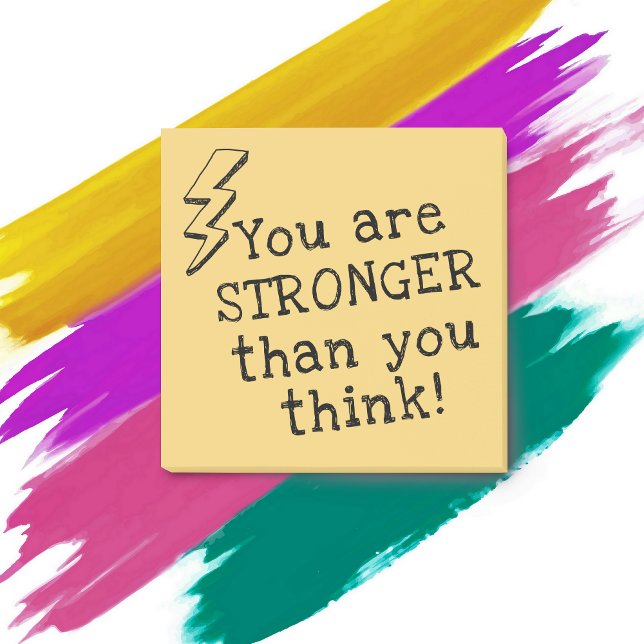 Post-it® Vous êtes plus forts que vous ne le pensez Positiv (Créateur téléchargé)