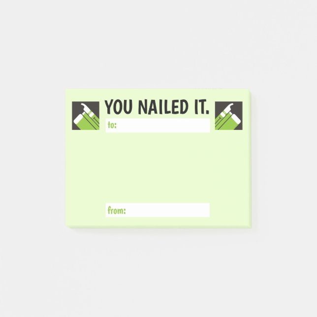 Post-it® vous l'avez cloué bravo la reconnaissance des empl (Devant)