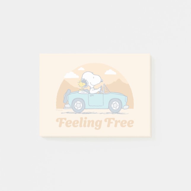 Post-it® Voyage sur route | Arachides se sentent libres (Devant)