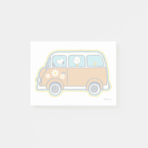 Post-it® Voyage sur route   Peanuts Road Trip Van