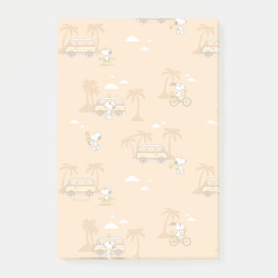 Post-it® Voyage sur route   Peanuts Snoopy Beach Motif