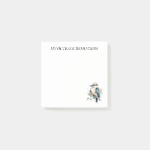 Post-it® Vrai Kookaburra Bleu, personnalisé