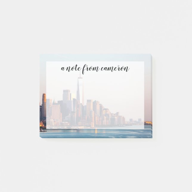 Post-it® Vue aérienne du World Trade Center du Sunset de Ne (Devant)