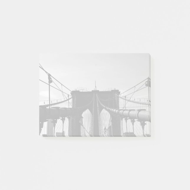Post-it® Vue noire et blanche de pont (Devant)
