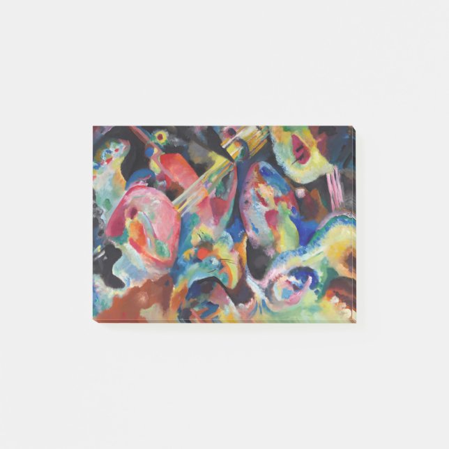 Post-it® Wassily  Kandinsky Improvisation Flood (1914) (Devant)